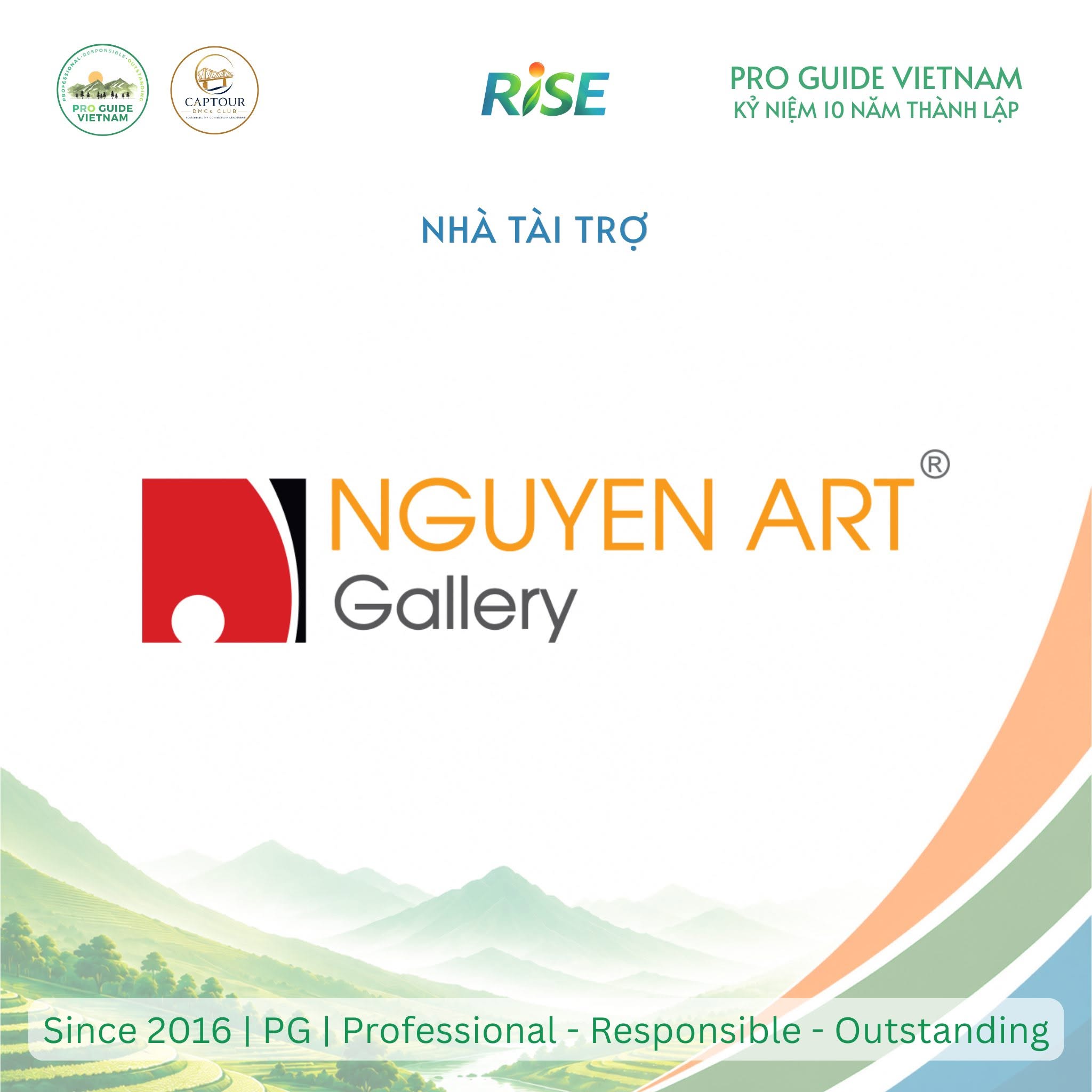 Nguyen Art Gallery đồng hành cùng PRO GUIDE Vietnam trong hành trình 10 năm