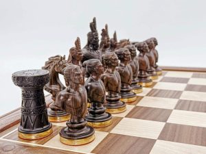 Bộ Cờ Vua Hùng Đế Đồng Mạ Vàng 6