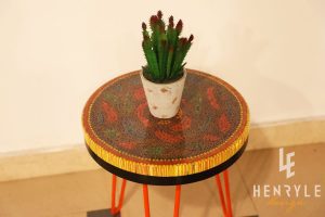 Bàn Trà Nghệ Thuật Bút Trì Khu Vườn Hoa Hồng IV 1