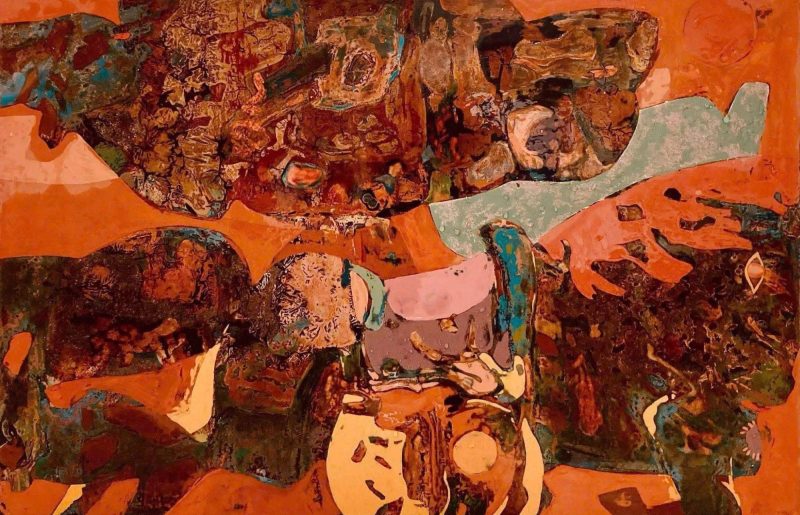 Gọi Mặt Trời - Tranh Sơn Mài Phong Cảnh của Họa Sĩ Trần Tiến Thành