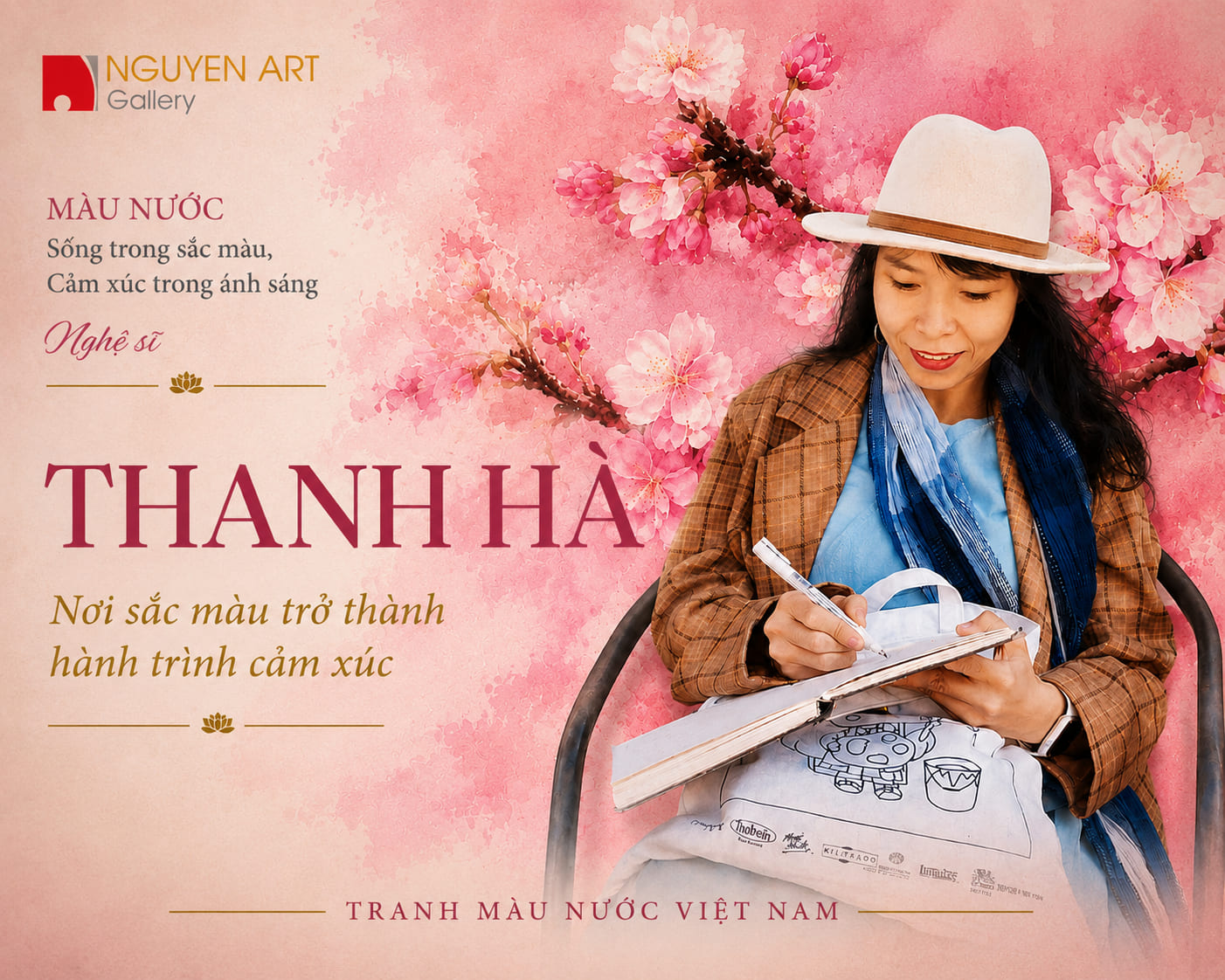 Hoa Si Mau Nuoc Thanh ha Kiet Tac Nghe Thuat