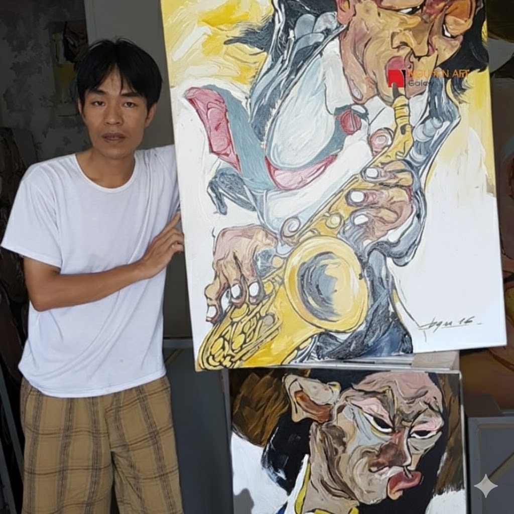 Họa sĩ Lã Bá Quân - Kiệt Tác Nghệ Thuật