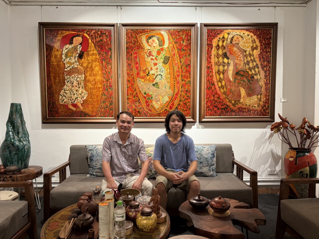 Họa sĩ Ngô Bá Công đến thăm Nguyên Art Gallerry - Kiệt Tác Nghệ Thuật