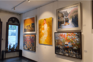 Không gian Nguyen Art Văn Miếu tầng 1