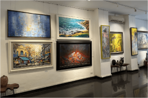 Không gian Nguyen Art Văn Miếu tầng 1