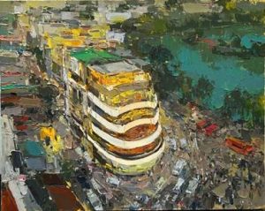 Ký ức Hàm Cá Mập - Tranh Sơn Dầu Của Họa Sĩ Phạm Hoàng Minh