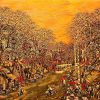 Leng Keng VI - Tranh sơn mài Nguyễn Hồng Giang
