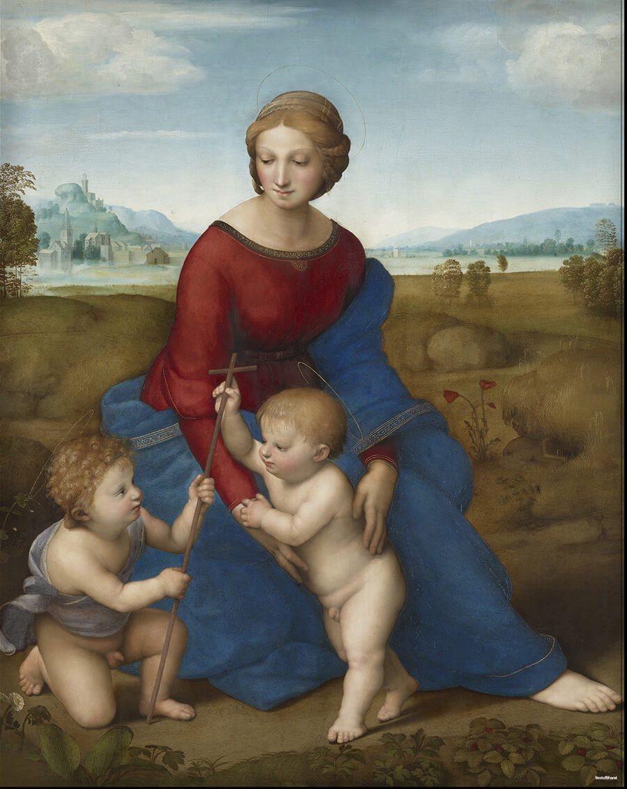Madonna in the Meadow - tác phẩm nổi tiếng của Raphael