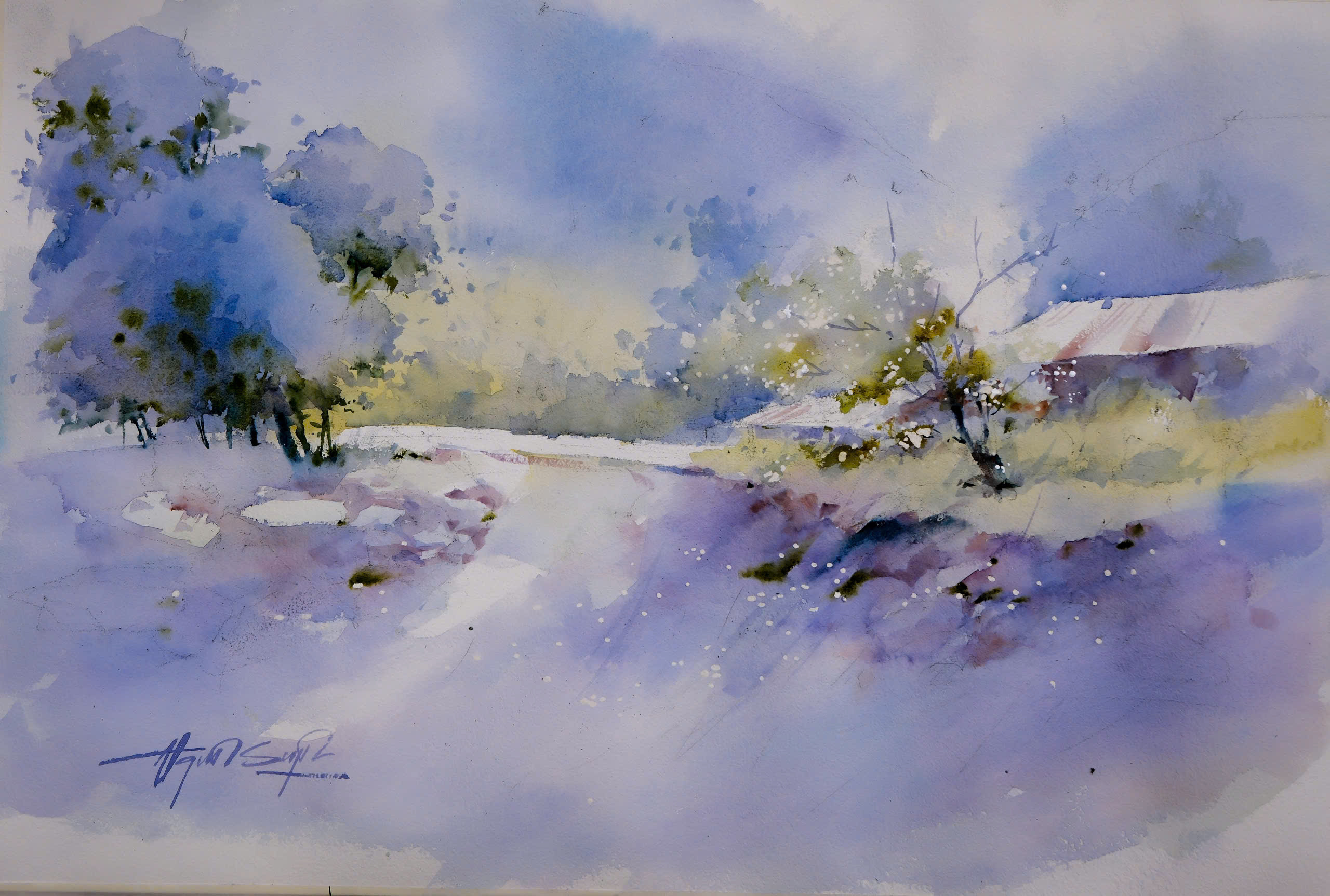 Nắng Sớm - Hoạ sĩ Đình Đức 