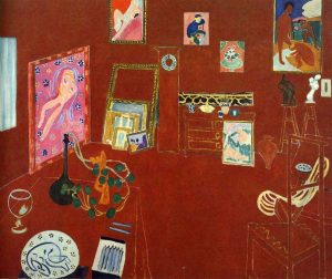 The Red Studio năm 1911- Henri Émile Benoît Matisse