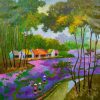 Tranh Nghe Thuat Phong Canh Lang Que