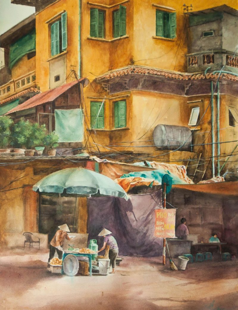 Sắp Hàng - Hoạ sĩ Đức Tiến