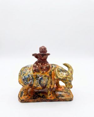 Trẻ Mục Đồng - Tượng Sơn Mài Nghệ Thuật bởi Họa Sĩ Nguyễn Tấn Phát