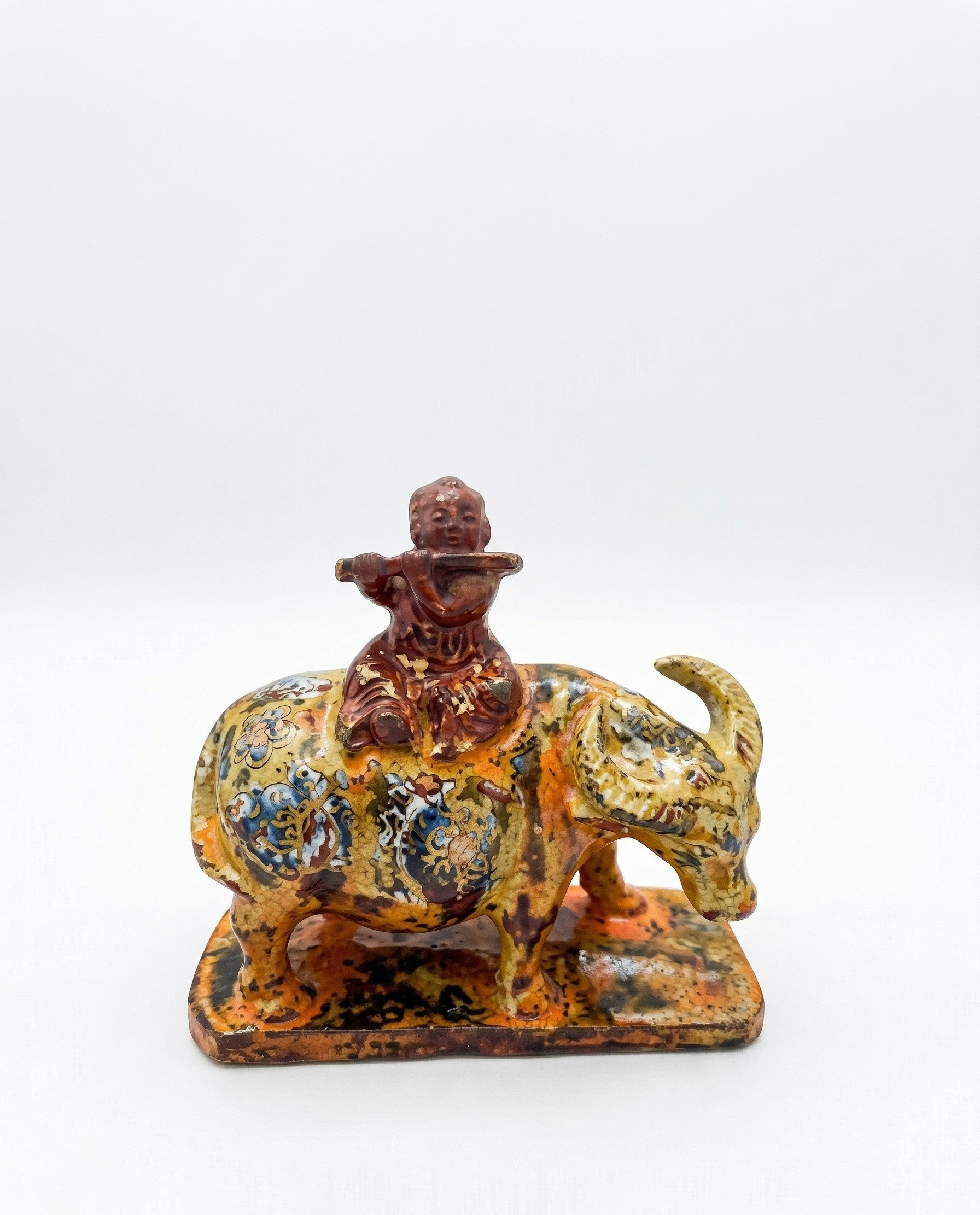 Trẻ Mục Đồng - Tượng Sơn Mài Nghệ Thuật bởi Họa Sĩ Nguyễn Tấn Phát