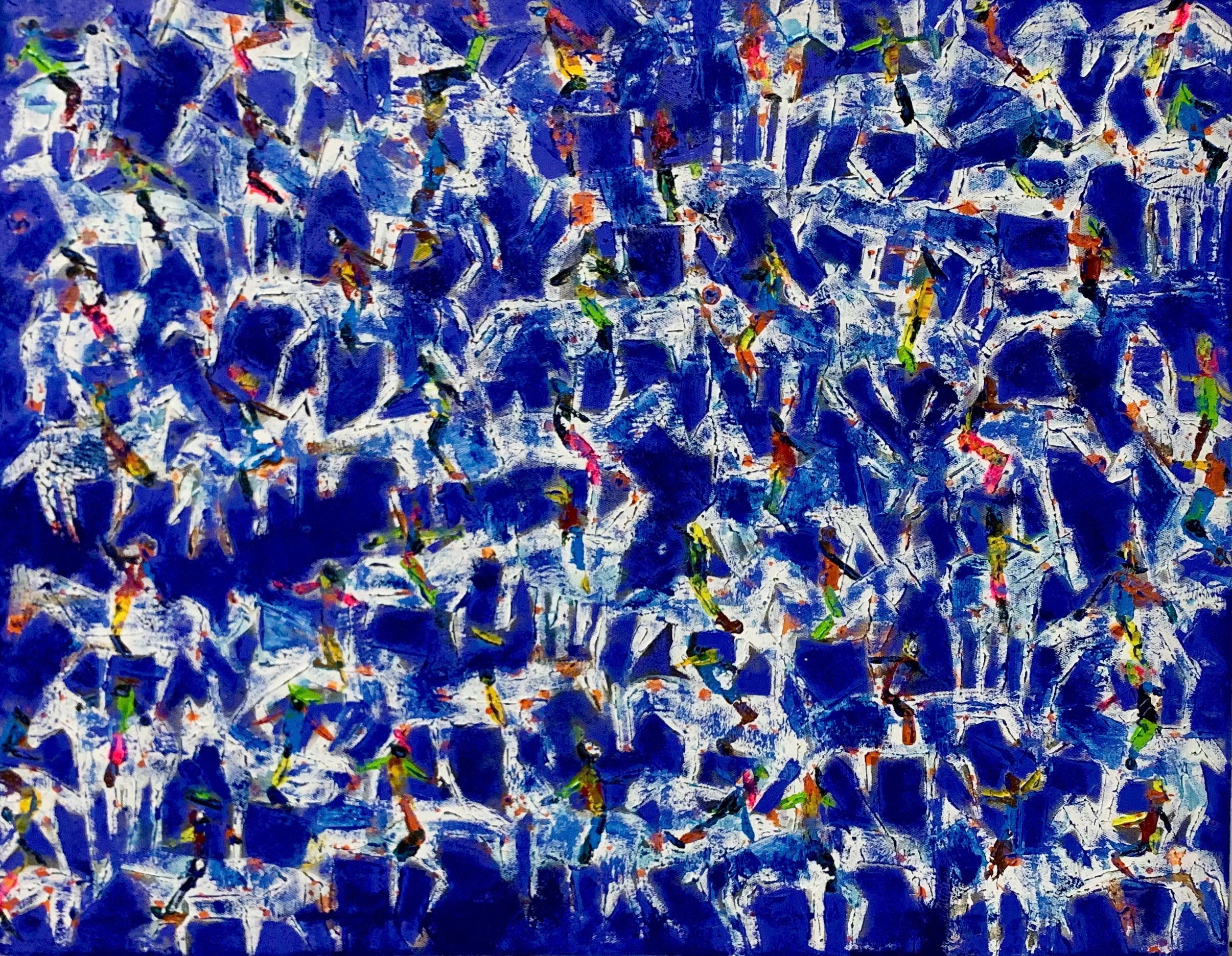 Tụ II - Tranh Sơn Dầu của Họa Sĩ Nguyễn Phan Bách