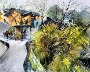 Về Nhà - Tranh màu nước hoạ sĩ Bùi Thanh Việt Hùng