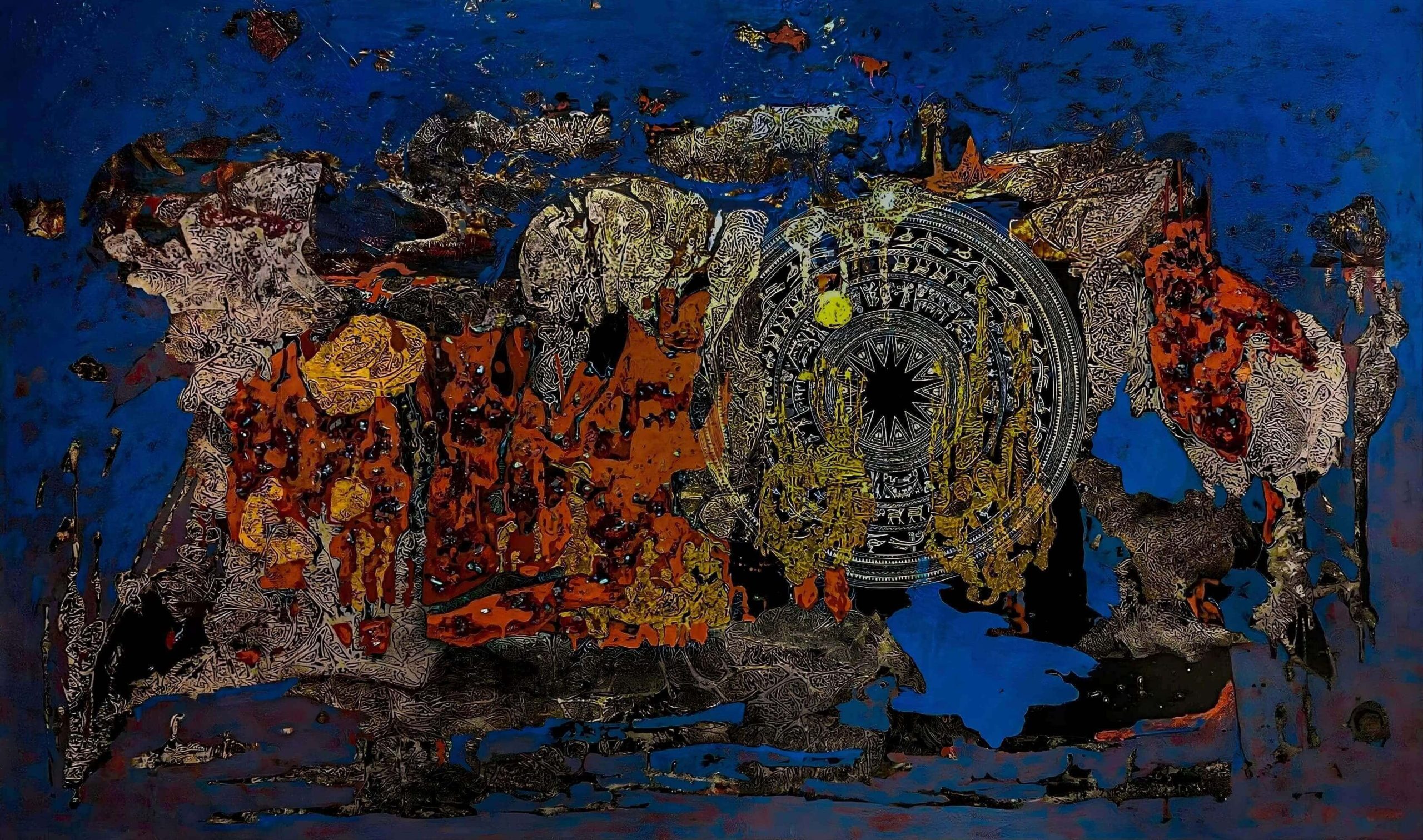 Vinh Quy - Tranh Sơn Mài của Họa Sĩ Nguyễn Văn Nghĩa