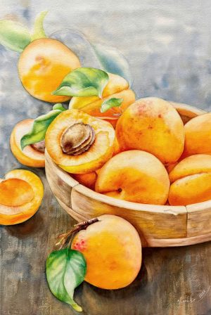 Xuân Chín - Tranh Màu Nước Nghệ Thuật Của Hoạ Sĩ Thanh Hà