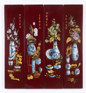 Xuân Hạ Thu Đông - Tác Phẩm Tranh Sơn Mài của Nghệ Sĩ Đinh Thị Thanh