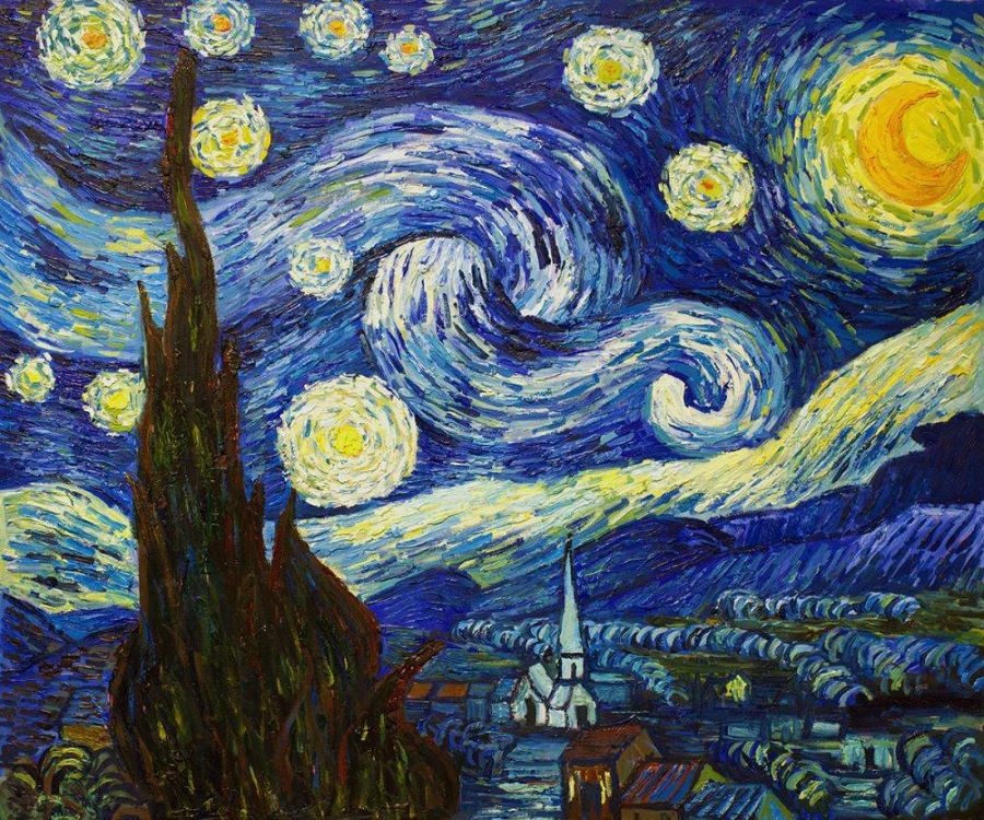 đêm đầy sao starry night vincent van gogh