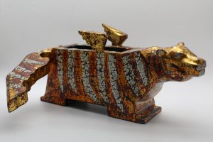 Hổ Mọc Thêm Cánh VI - Tượng Sơn Mài Cao Cấp của Họa Sĩ Nguyễn Tấn Phát