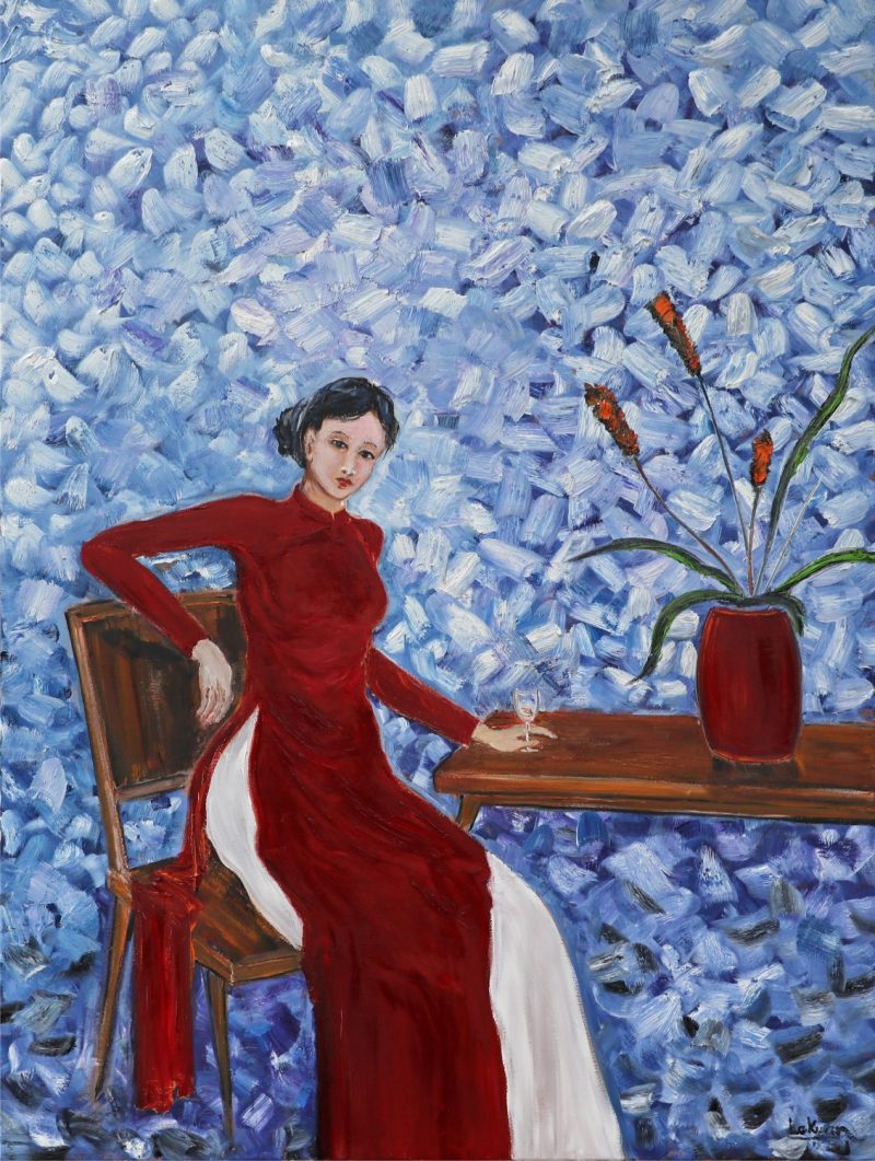 Người Đàn Bà Áo Đỏ - HS Lê Quân | Độc Quyền Bởi Nguyen Art Gallery