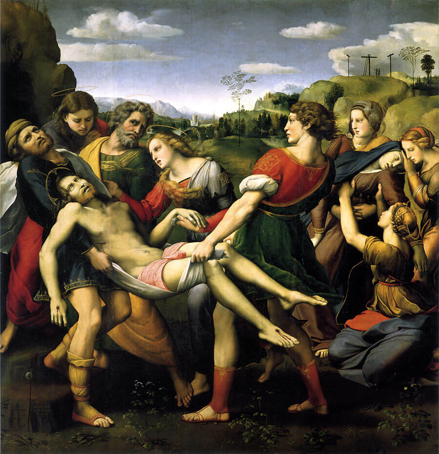 tác phẩm The Entombment của raphael