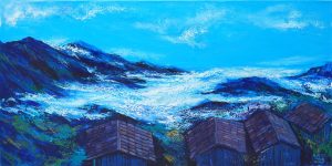 Thiên Đường Mây Tà Xùa - Tranh Sơn Dầu Nghệ Thuật của Họa Sĩ Minh Chính