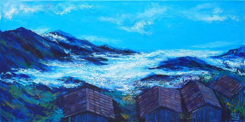 Thiên Đường Mây Tà Xùa - Tranh Sơn Dầu Nghệ Thuật của Họa Sĩ Minh Chính