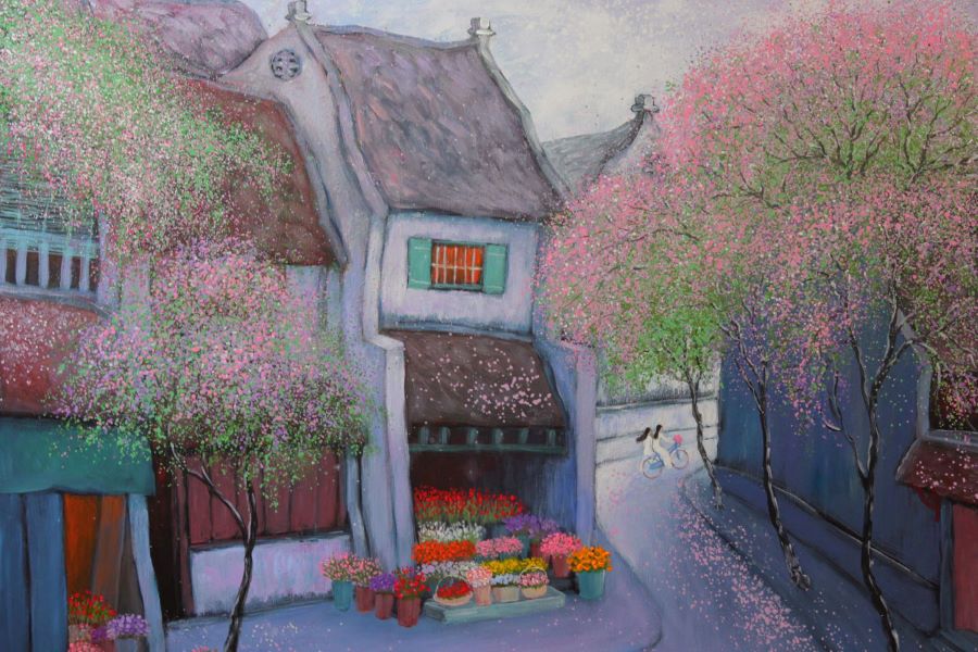 tranh acrylic nghệ thuật