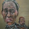 tranh chân dung sơn dầu trang trí phòng khách treo tường chung cư chân dung 5