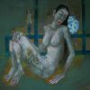 tranh cô gái khỏa thân tranh nghệ thuật sơn dầu treo phòng ngủ chung cư khỏa thân 13