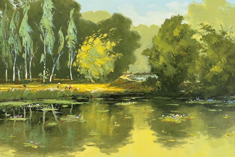 tranh sơn dầu nghệ thuật nguyen art