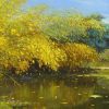 tranh sơn dầu phong cảnh làng quê tranh canvas phòng khách trang trí phòng ngủ đẹp phòng bếp hiện đại chung cư phòng làm việc công ty làng