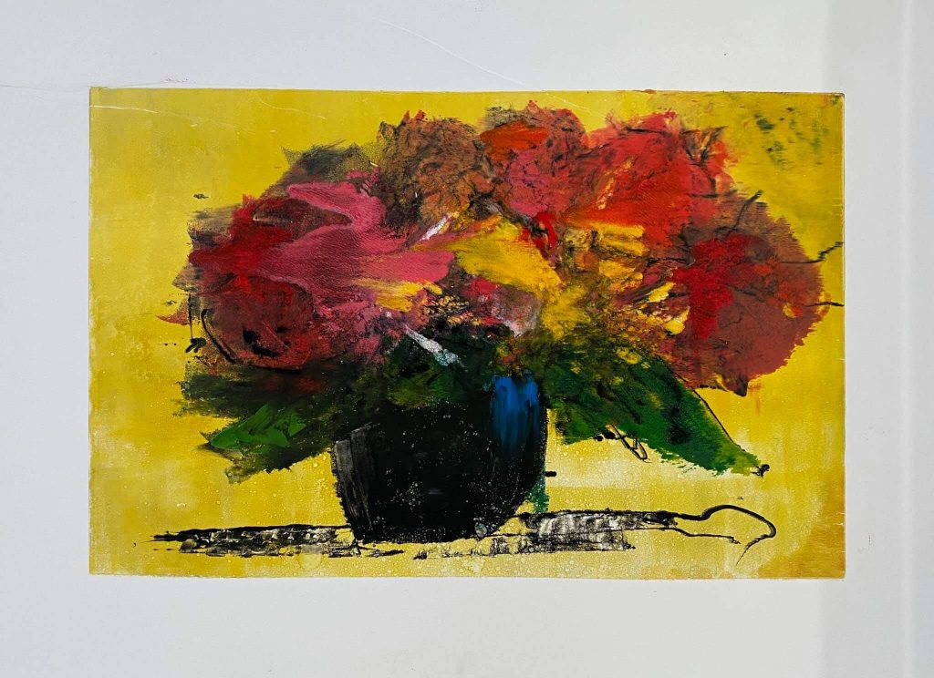 Tranh tĩnh vật in độc bản với cảm xúc của họa sĩ Nguyễn Thu Thủy