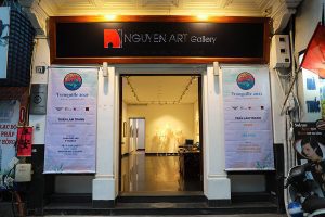 triển lãm tranh màu nước tranquille tại nguyen art gallery