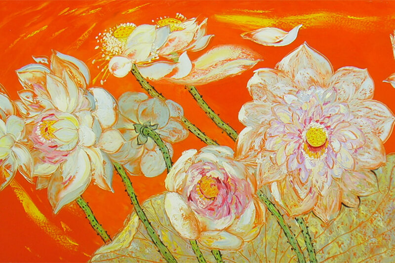 vẻ đẹp ý nghĩa của hoa sen trong nghệ thuật việt nam